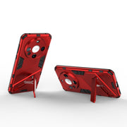For Huawei Mate 60 Punk Armor 2 in 1 PC + TPU Phone Case with Holder(Red)