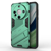 For Huawei Mate 60 Punk Armor 2 in 1 PC + TPU Phone Case with Holder(Green)