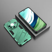 For Huawei Mate 60 Punk Armor 2 in 1 PC + TPU Phone Case with Holder(Green)
