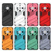 For Huawei Mate 60 Punk Armor 2 in 1 PC + TPU Phone Case with Holder(Green)