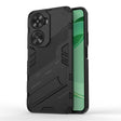 For Huawei nova 11 SE Punk Armor 2 in 1 PC + TPU Phone Case with Holder(Black) - Huawei Cases by PMC TechLife | Online Shopping South Africa | PMC TechLife | Buy Now Pay Later Mobicred