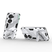 For Huawei nova 11 SE Punk Armor 2 in 1 PC + TPU Phone Case with Holder(White)