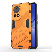 For Huawei nova 12 Pro Punk Armor 2 in 1 PC + TPU Phone Case with Holder(Orange)