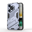 For Huawei Pura 70 Punk Armor 2 in 1 PC + TPU Phone Case with Holder(Grey) - Huawei Cases by PMC TechLife | Online Shopping South Africa | PMC TechLife | Buy Now Pay Later Mobicred