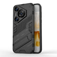 For Huawei Pura 70 Pro / 70 Pro+ Punk Armor 2 in 1 PC + TPU Phone Case with Holder(Black) - Huawei Cases by PMC TechLife | Online Shopping South Africa | PMC TechLife | Buy Now Pay Later Mobicred