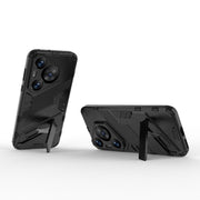 For Huawei Pura 70 Pro / 70 Pro+ Punk Armor 2 in 1 PC + TPU Phone Case with Holder(Black)