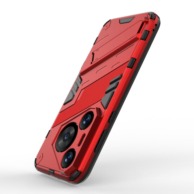 For Huawei Pura 70 Pro / 70 Pro+ Punk Armor 2 in 1 PC + TPU Phone Case with Holder(Red)