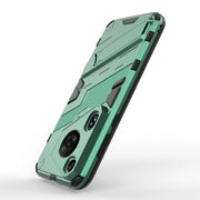 For Huawei Pura 70 Ultra Punk Armor 2 in 1 PC + TPU Phone Case with Holder(Green)