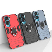 For Honor 90 Lite / X50i 5G Magnetic Ring Holder PC + TPU Phone Case(Navy Blue)