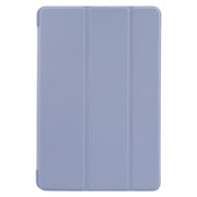 For Huawei MatePad 11 2023 GEBEI 3-folding Holder Shockproof Flip Leather Tablet Case(Light Purple)