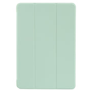 For Huawei MatePad Air 11.5 GEBEI 3-folding Holder Shockproof Flip Leather Tablet Case(Green)