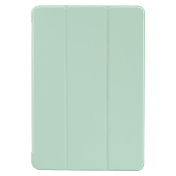 For Huawei MatePad Air 11.5 GEBEI 3-folding Holder Shockproof Flip Leather Tablet Case(Green)