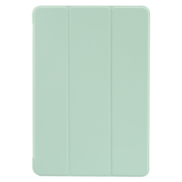 For Huawei MatePad Air 11.5 GEBEI 3-folding Holder Shockproof Flip Leather Tablet Case(Green)