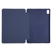 For Huawei MatePad SE 11 GEBEI 3-folding Holder Shockproof Flip Leather Tablet Case(Dark Blue)