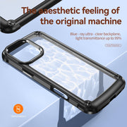 For iPhone 16 Pro Max TPU + PC Lens Protection Phone Case(Black)