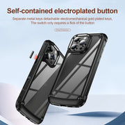 For iPhone 16 Pro Max TPU + PC Lens Protection Phone Case(Black)