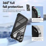 For iPhone 16 Pro Max TPU + PC Lens Protection Phone Case(Black)