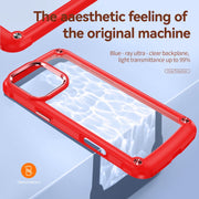 For iPhone 16 Pro Max TPU + PC Lens Protection Phone Case(Red)