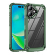 For iPhone 16 TPU + PC Lens Protection Phone Case(Green) - free shipping - PMC TechLife - Order now!