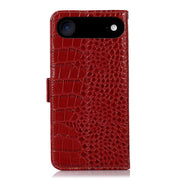 For iPhone 17 Air Crocodile Top Layer Cowhide Leather Phone Case(Red)