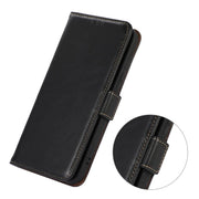 For iPhone 17 Air Crazy Horse Top Layer Cowhide Leather Phone Case(Black)