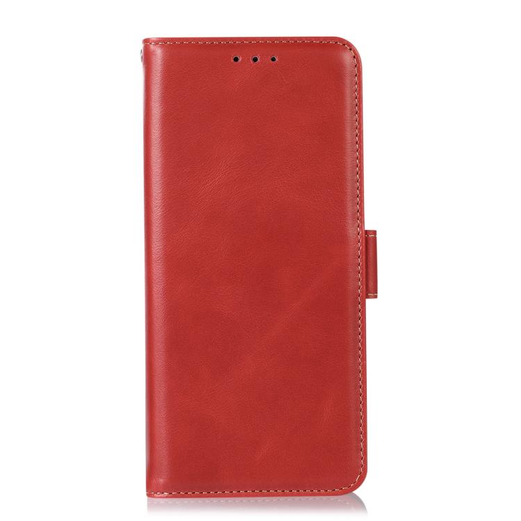 For iPhone 17 Pro Crazy Horse Top Layer Cowhide Leather Phone Case(Red)