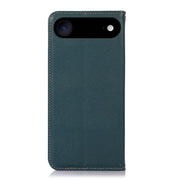 For iPhone 17 Air KHAZNEH Nappa Top Layer Cowhide Leather Phone Case(Green)