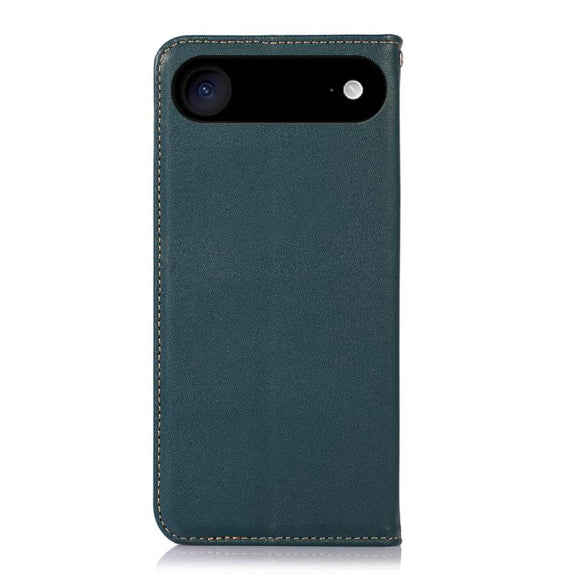 For iPhone 17 Air KHAZNEH Nappa Top Layer Cowhide Leather Phone Case(Green)