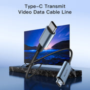 Yesido HM10 USB-C / Type-C to HDMI HD Adapter Cable, Length:2m