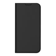 For iPhone 16 DUX DUCIS Skin Pro Series Flip Leather Phone Case(Black)