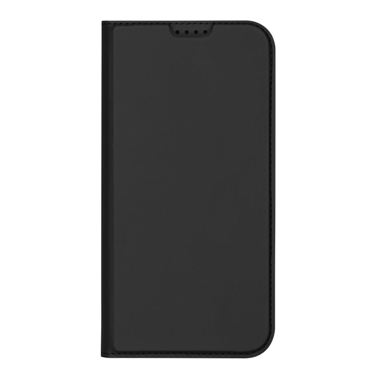 For iPhone 16 DUX DUCIS Skin Pro Series Flip Leather Phone Case(Black)