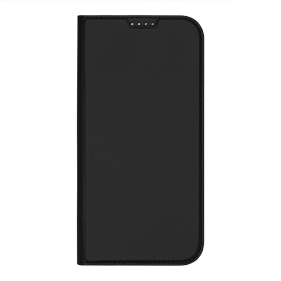 For iPhone 16 Pro DUX DUCIS Skin Pro Series Flip Leather Phone Case(Black)