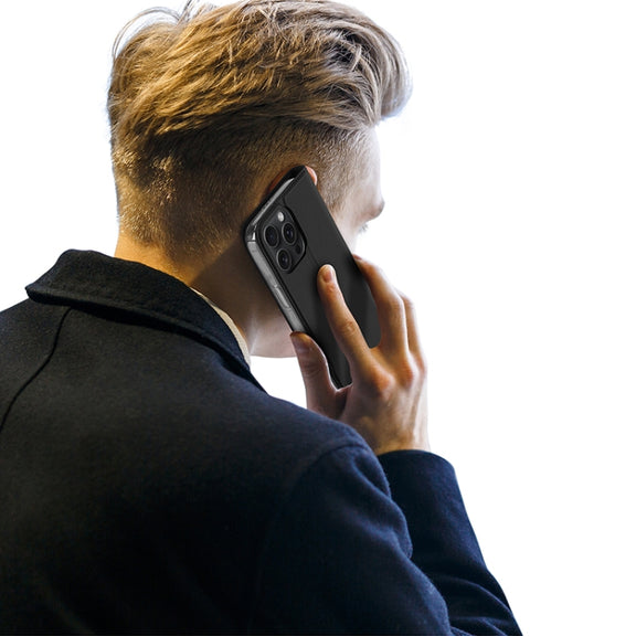 For iPhone 16 Pro DUX DUCIS Skin Pro Series Flip Leather Phone Case(Black)