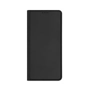 For iPhone 16e DUX DUCIS Skin Pro Series Flip Leather Phone Case(Black)