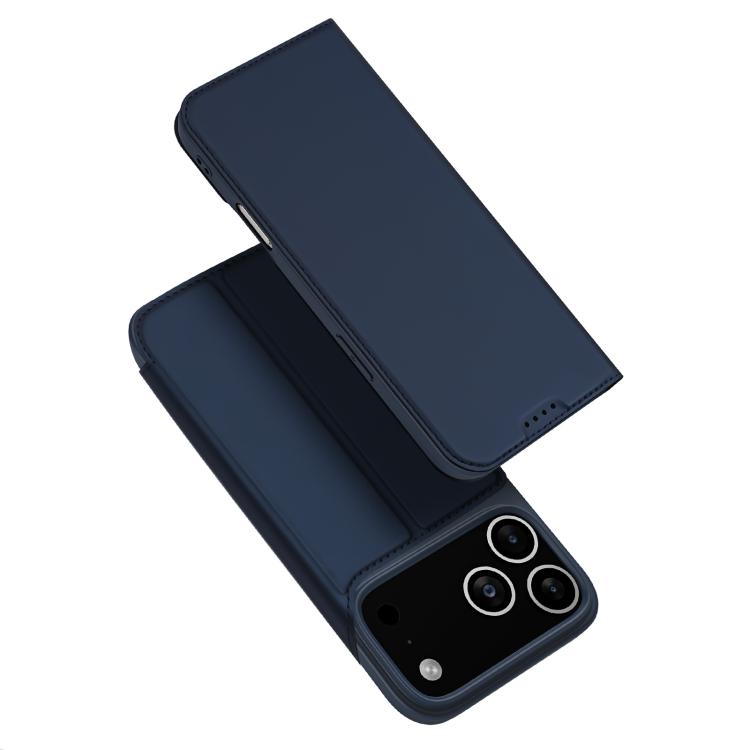 For iPhone 17 Pro Max DUX DUCIS Skin Pro Series Flip Leather Phone Case(Blue)