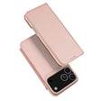 For iPhone 17 Pro DUX DUCIS Skin Pro Series Flip Leather Phone Case(Rose Gold) - free shipping - PMC TechLife - Order now!