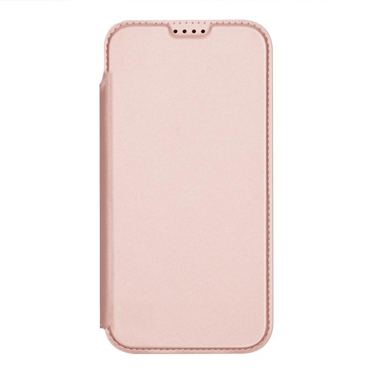 For iPhone 17 Pro DUX DUCIS Skin Pro Series Flip Leather Phone Case(Rose Gold)