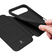 For iPhone 17 Air DUX DUCIS Skin Pro Series Flip Leather Phone Case(Black)