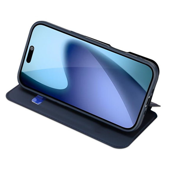 For iPhone 17 Air DUX DUCIS Skin Pro Series Flip Leather Phone Case(Blue)