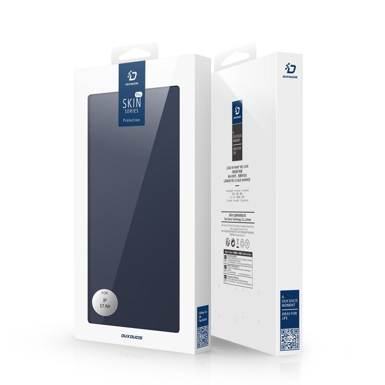 For iPhone 17 Air DUX DUCIS Skin Pro Series Flip Leather Phone Case(Blue)