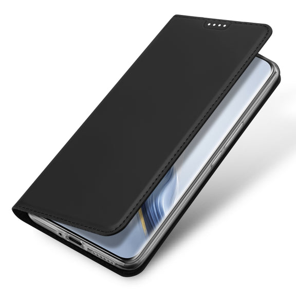 For Honor Magic6 DUX DUCIS Skin Pro Series Flip Leather Phone Case(Black)