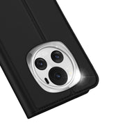 For Honor Magic6 DUX DUCIS Skin Pro Series Flip Leather Phone Case(Black)