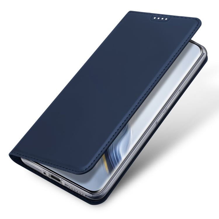 For Honor Magic6 DUX DUCIS Skin Pro Series Flip Leather Phone Case(Blue)