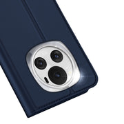 For Honor Magic6 DUX DUCIS Skin Pro Series Flip Leather Phone Case(Blue)