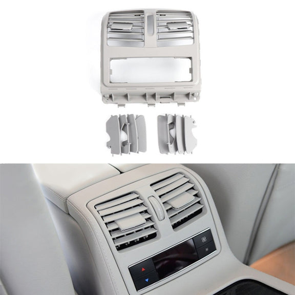 For Mercedes-Benz CLS W218 Car Rear Air Conditioner Air Outlet Panel 21883004547376, Style:High Version(Grey)