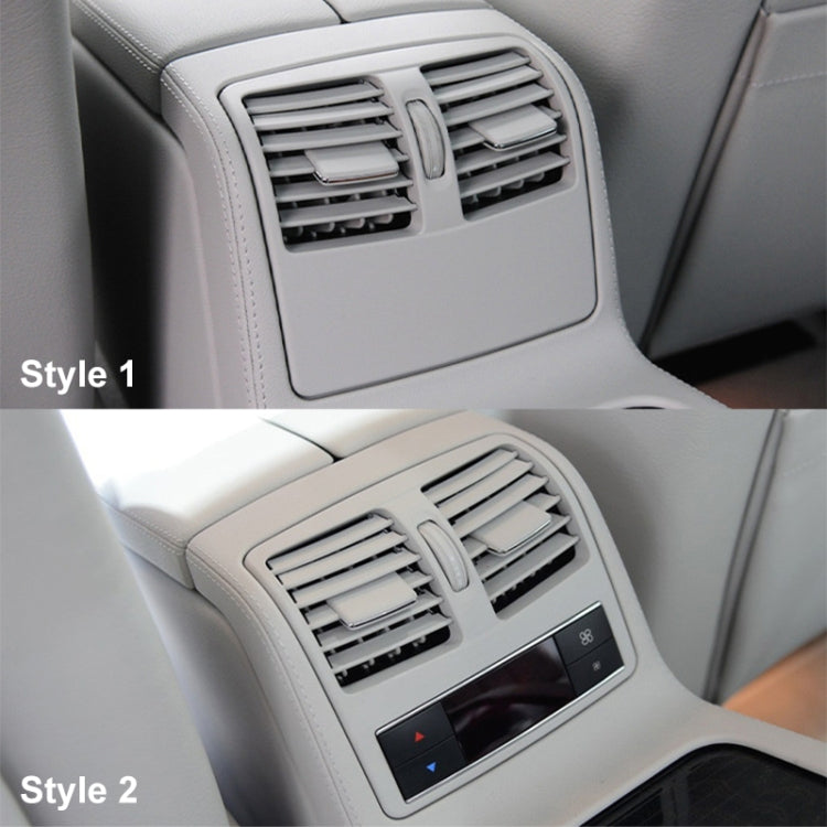 For Mercedes-Benz CLS W218 Car Rear Air Conditioner Air Outlet Panel 21883003547376, Style:Standard Version(Grey)