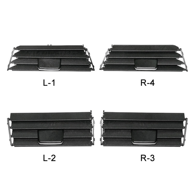 For BMW 3 Series E90 Left Driving Car Air Conditioner Air Outlet Panel 6422 9130 458-R, Style:Grille No. 3