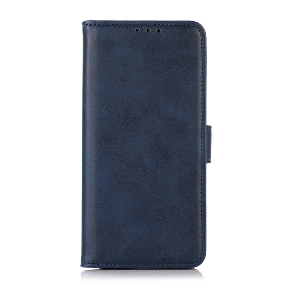 For iPhone 16 Pro Max Cow Texture Leather Phone Case(Blue)