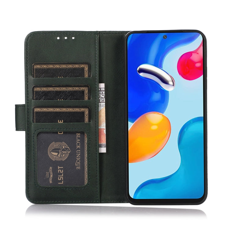 For iPhone 16 Pro Cow Texture Leather Phone Case(Green)