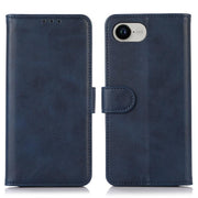 For iPhone 16e Cow Texture Leather Phone Case(Blue)